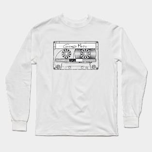 CASSETTE - GOOD MUSIC collector grunge edition Long Sleeve T-Shirt